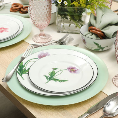 Martha Stewart Highbrook 13-inch Jadeite Glass Plate