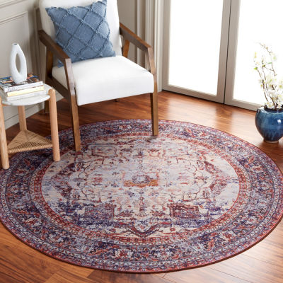 Safavieh Round Tucson Lola 6'X6' Indoor Round Area Rug