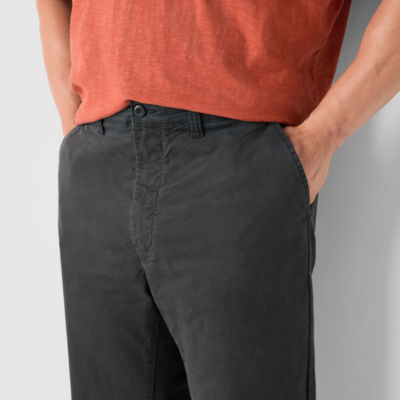 mutual weave Everyday Taper Mens Big and Tall Straight Fit Flat Front Pants