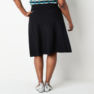 Liz Claiborne Womens A-Line Skirt-Plus