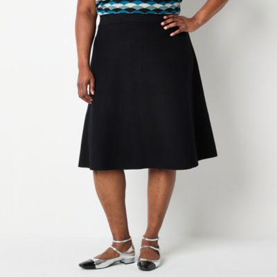 Liz Claiborne Womens A-Line Skirt-Plus