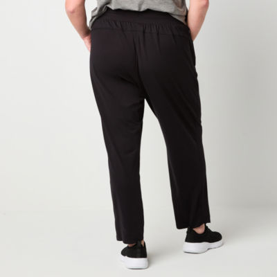 Xersion EverUltra-Lite Womens Plus Tapered Mid Rise Active Jogger Pant
