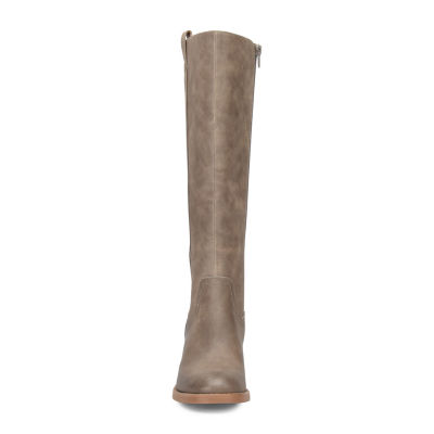 BOC by Born Womens Fiona Stacked Heel Riding Boots - JCPenney