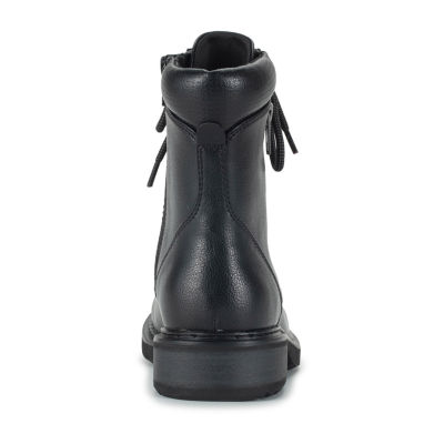 Baretraps Womens Holden Stacked Heel Lace Up Boots