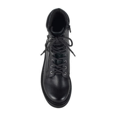 Baretraps Womens Holden Stacked Heel Lace Up Boots
