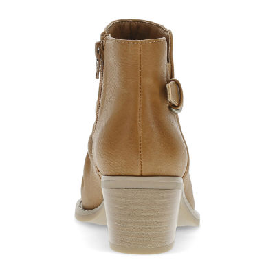 Baretraps Womens Linnea Stacked Heel Booties