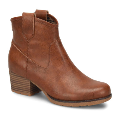 Boc Womens Alenni Stacked Heel Booties