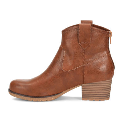 BOC by Born Womens Alenni Stacked Heel Booties