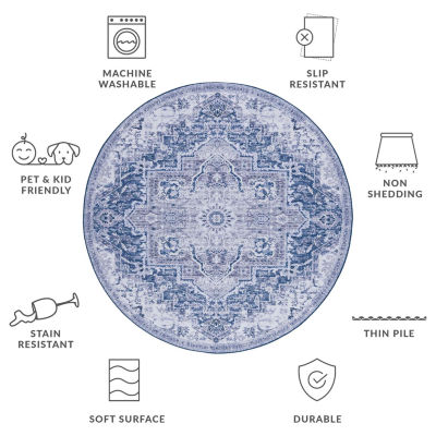 Safavieh Tucson Cole 6'X6' Indoor Round Area Rug