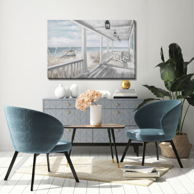 Streamline Art Beach Retreat Canvas Art