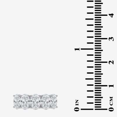 G / Vs2-Si2) 2 1/2 CT. T.W. Lab Grown White Diamond 14K Gold 5-Stone Anniversary Band