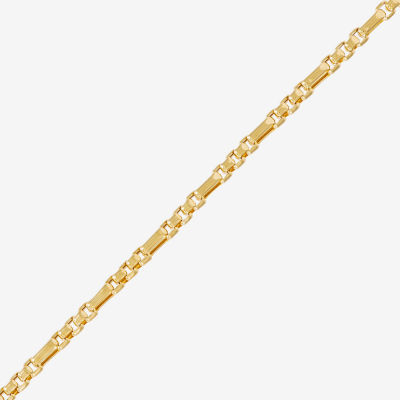 14K Gold 22 Inch Hollow Link Chain Necklace