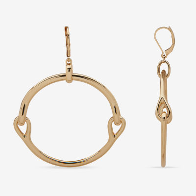 Worthington Gold Tone Womens Drop Earrings