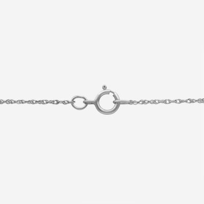 Womens Oval-cut Gemstone & 1/5 CT. Lab-grown Diamond 10K Gold Pendant Necklace