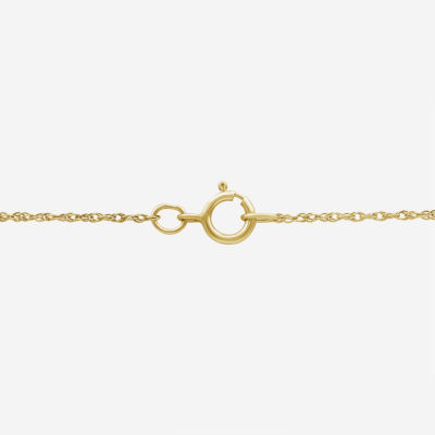 Womens Diamond Accent Gemstone 10K Gold 18 Inch Pendant Necklace