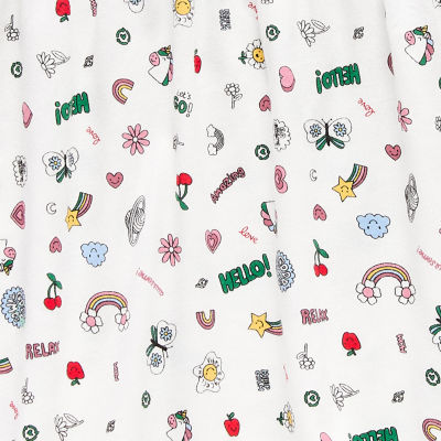 Okie Dokie Toddler & Little Girls Short Sleeve A-Line Dress