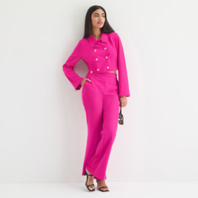 Bold Elements Womens Regular Fit Double Breasted Suit Jacket