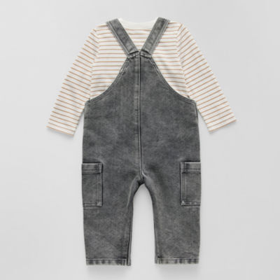 Okie Dokie Baby Boys 2-pc. Overall Set