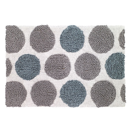 Avanti Dotted Circle Bath Rug, One Size, Multiple Colors