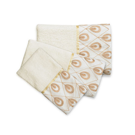 Popular Bath Seraphina 3-pc. Bath Towel Set, One Size, Beige