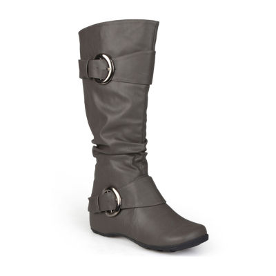 Journee Collection Womens Paris Wide Calf Flat Heel Slouch Boots - JCPenney