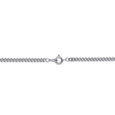 Mens Sterling Silver Cross 24 Inch Pendant Necklace
