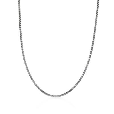 Mens 3.5mm Stainless Steel Box Chain