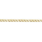 Mens Stainless Steel & Gold-Tone IP 9" 10mm Marine Link Bracelet