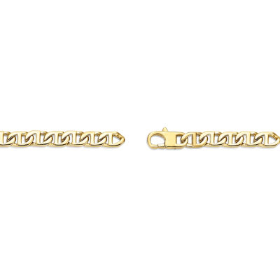 Mens Stainless Steel & Gold-Tone IP 9" 10mm Marine Link Bracelet