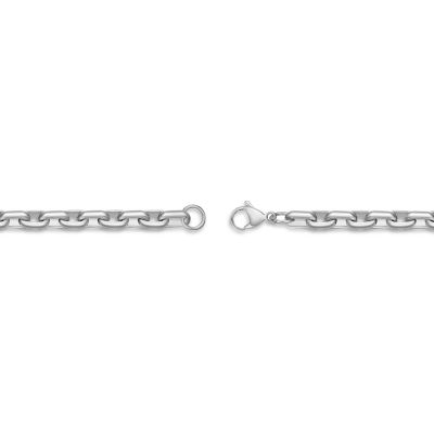 Mens Stainless Steel 18" 5mm Thin Rolo Chain