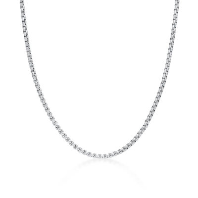 Mens Stainless Steel 24 Inch Box Chain Necklace
