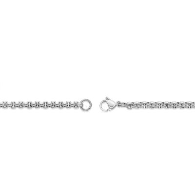 Mens Stainless Steel 24 Inch Box Chain Necklace