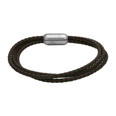 Mens Stainless Steel Wrap Bracelet