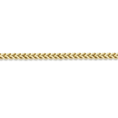 Mens Stainless Steel & Gold-Tone IP 9" 6mm Foxtail Bracelet