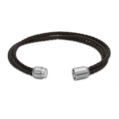 Mens Stainless Steel Wrap Bracelet