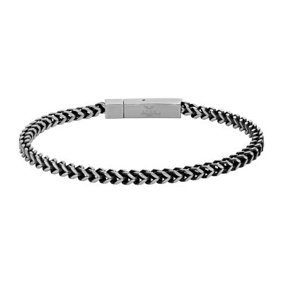 Mens Stainless Steel Wrap Bracelet