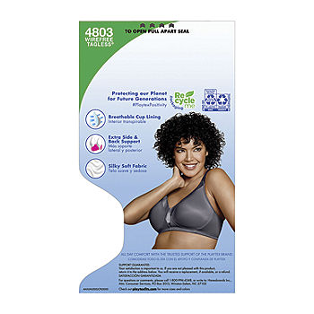 Playtex 18 Hour Silky Soft Smoothing Wireless Full Coverage Bra-4803 -  JCPenney