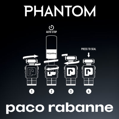 Paco Rabanne Phantom Eau De Toilette Refill Bottle, 5.1 Oz