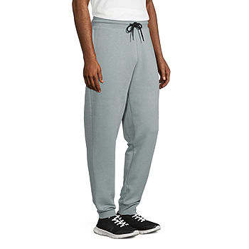 Xersion Quick Dry Cotton Fleece Mens Mid Rise Moisture Wicking Jogger Pant,  Color: Smoke Green - JCPenney