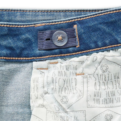 Thereabouts Little & Big Kid Girls Adaptive Adjustable Waist Stretch Fabric Straight Leg Jean