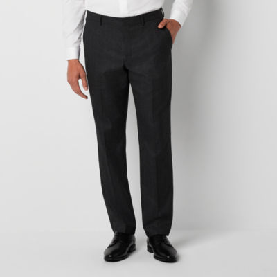 J. Ferrar Ultra Comfort Mens Striped Stretch Fabric Slim Fit Suit Pants