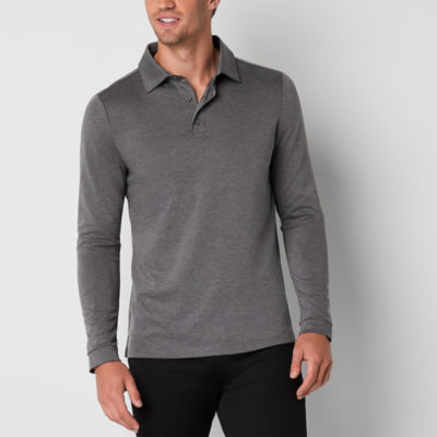 U.S. Polo Assn. Thermal Striped Mens Long Sleeve Classic Fit Henley Shirt