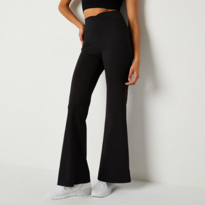 Self Esteem-Juniors Womens High Rise Flare Active Pull-On Pants