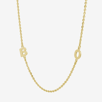 14K Gold Over Silver 16 Inch Solid Cable Chain Necklace