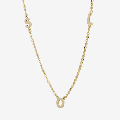 14K Gold Over Silver 16 Inch Solid Cable Chain Necklace