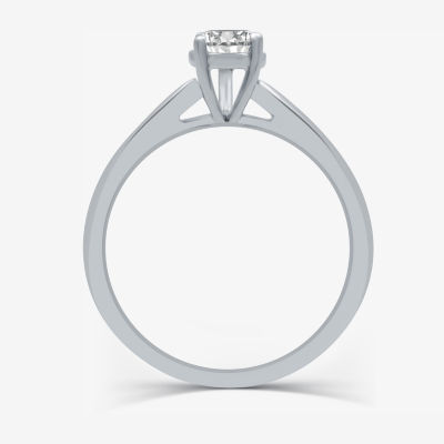1 CT. Lab-Grown (G / SI2) Diamond Pear Solitaire Engagement Ring 10K or 14K Gold