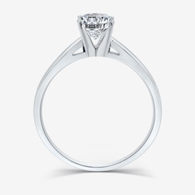 1 CT. Lab-Grown (G / SI2) Diamond Oval Solitaire Engagement Ring 10K Gold