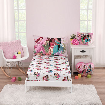 Disney Collection 2-pc. Princess Crib Sheet, Color: Pink - JCPenney