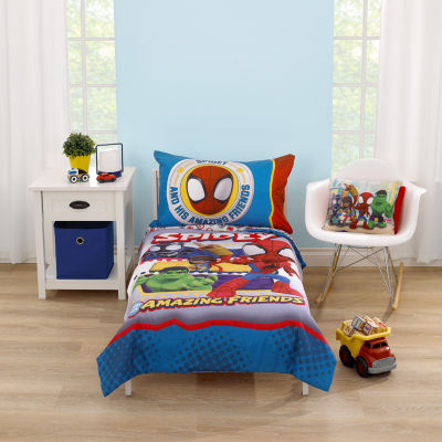 4-pc. Spiderman Toddler Bedding Set