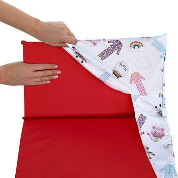 Dreamworks Gabby's Dollhouse Dream It Up Preschool Nap Pad Sheet, Pink